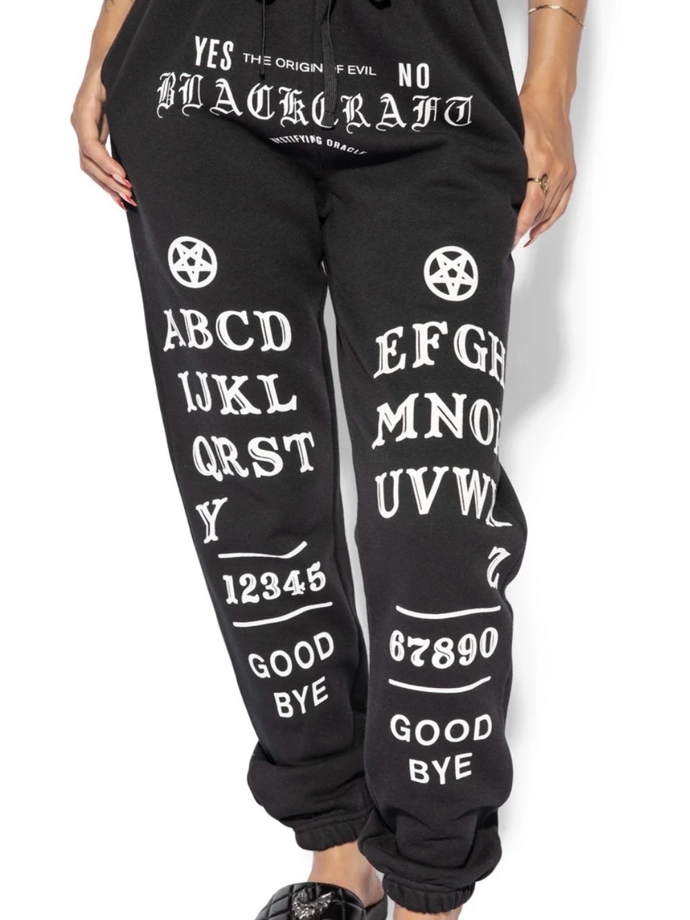 Blackcraft Ouija Print Jogger